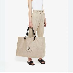 Anine Bing Large Saffron Tote